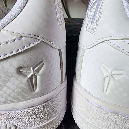 An Updated Look At The Kobe Bryant x Nike Air Force 1 Low “Forever White”(图4)