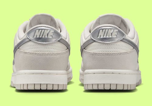 A Silver Swoosh Adds Spark To A Greyed Out Nike Dunk(图3) A Silver Swoosh Adds Spark To A Greyed Out Nike Dunk(图3)