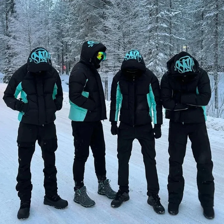 'Santa Snow Jacket with Teal A