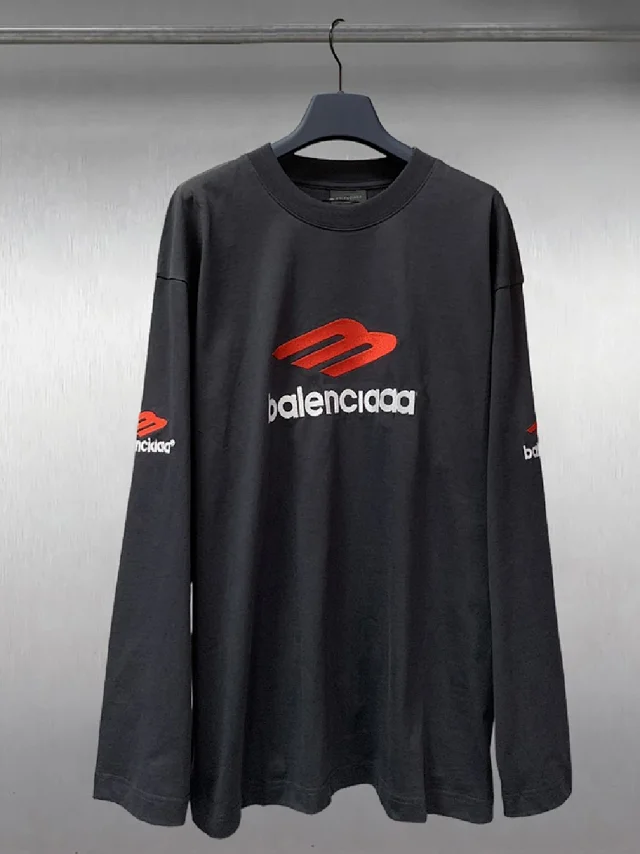 Balenciaga black long-sleeved 