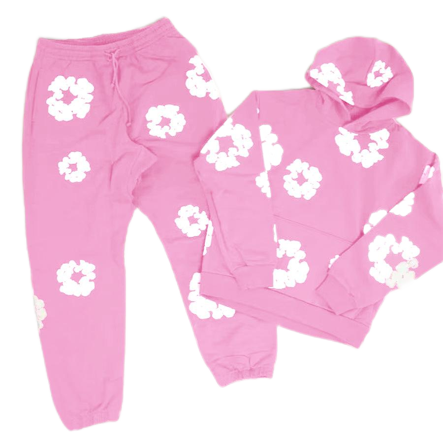 Floral Pattern Pajama Sets Col